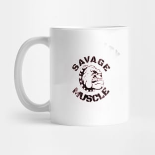 SAVAGE MUSCLE BULLDOG Mug